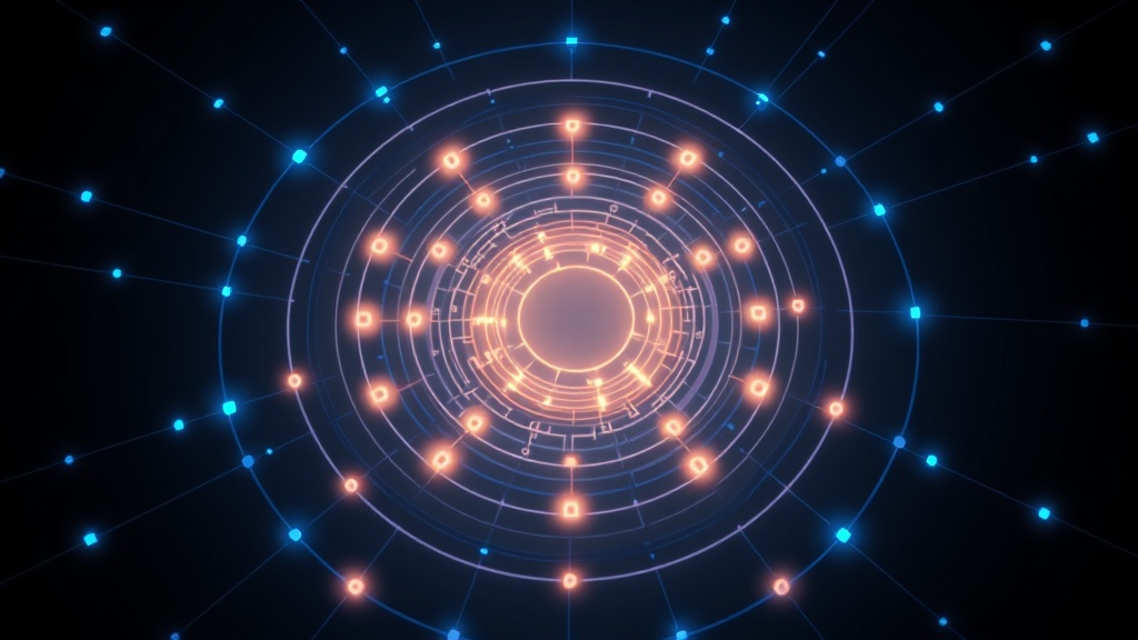 Visualization of zero trust security architecture with layered identity verification